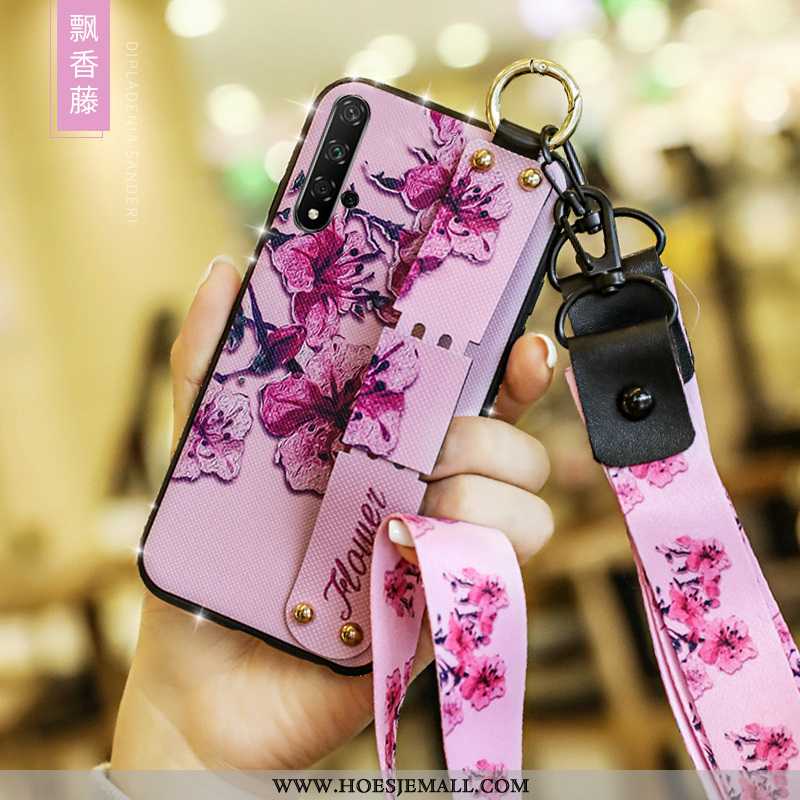 Hoesje Honor 20 Trend Zacht Ondersteuning Siliconen All Inclusive Persoonlijk Scheppend Roze