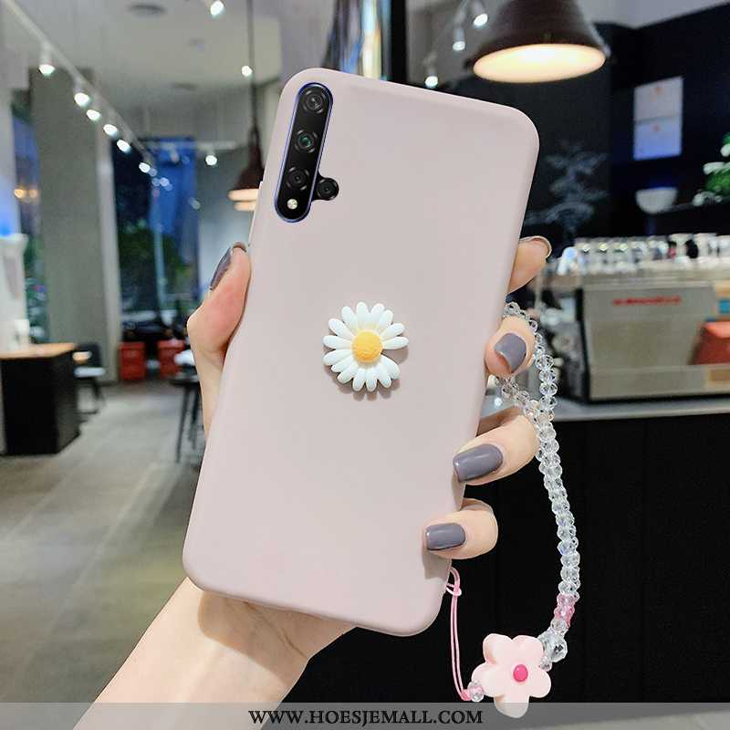 Hoesje Honor 20 Zacht Siliconen Mobiele Telefoon Jeugd Trend Lovers Roze