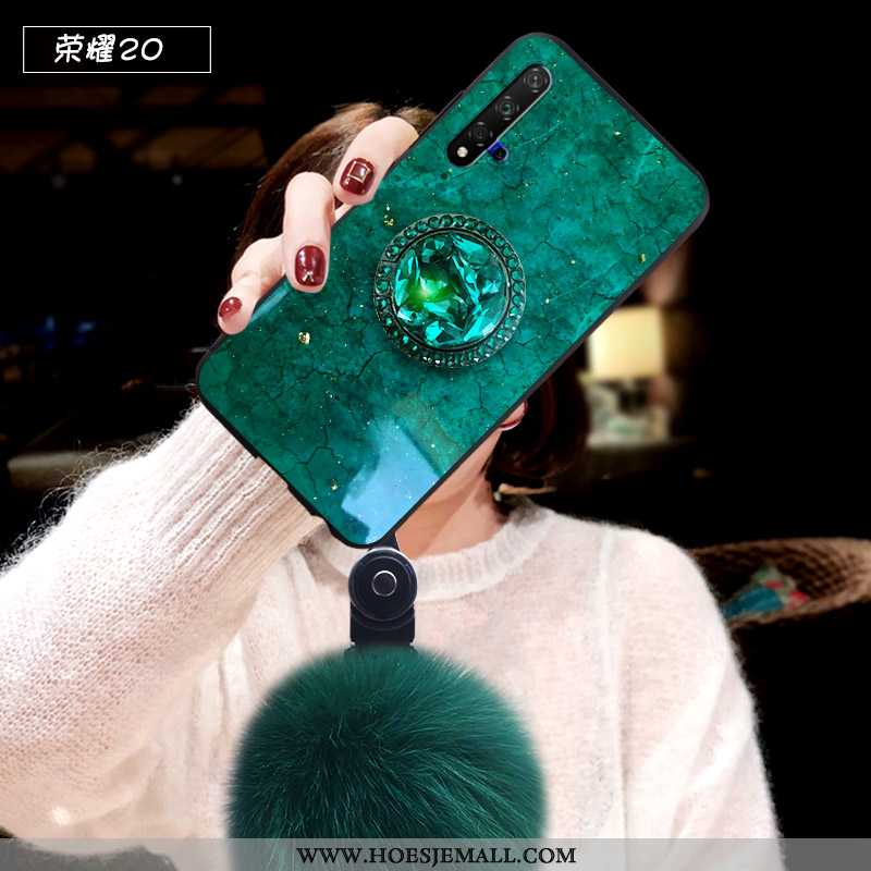 Hoes Honor 20 Trend Dun All Inclusive Siliconen Hoesje Groen Anti-fall