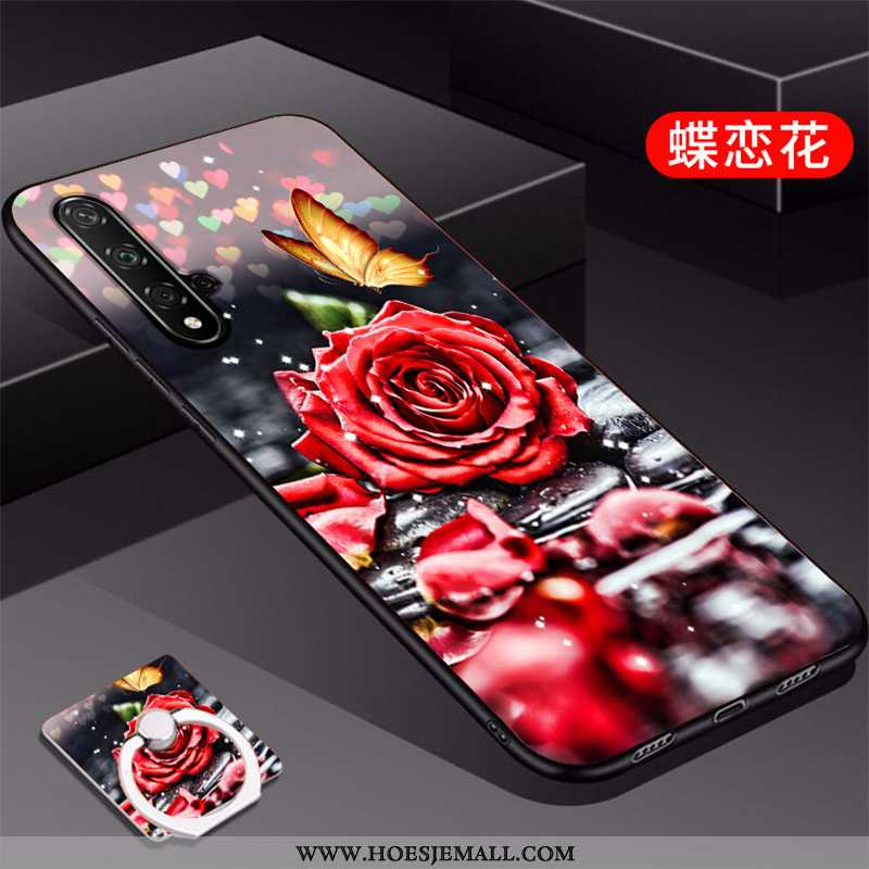 Hoesje Honor 20 Bescherming Mode Siliconen Mobiele Telefoon Trend Anti-fall Roze