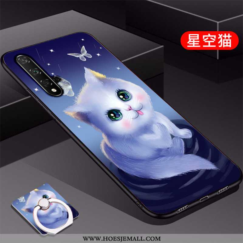 Hoesje Honor 20 Bescherming Mode Siliconen Mobiele Telefoon Trend Anti-fall Roze