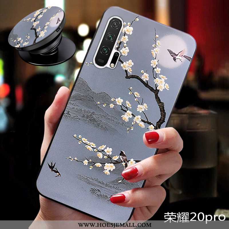 Hoesje Honor 20 Pro Reliëf Trend Vers All Inclusive Zacht Nieuw Super Roze