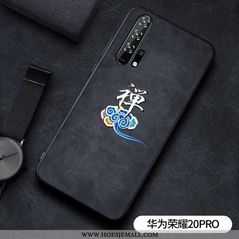 Hoesje Honor 20 Pro Trend Siliconen Mobiele Telefoon Mode Lovers Jeugd Zwarte