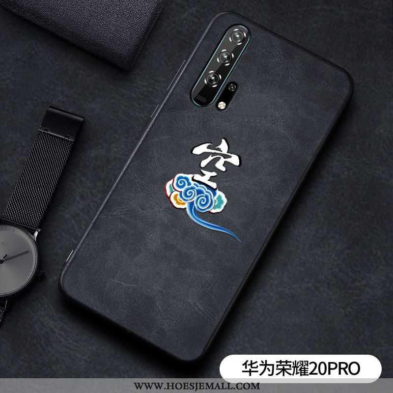 Hoesje Honor 20 Pro Trend Siliconen Mobiele Telefoon Mode Lovers Jeugd Zwarte