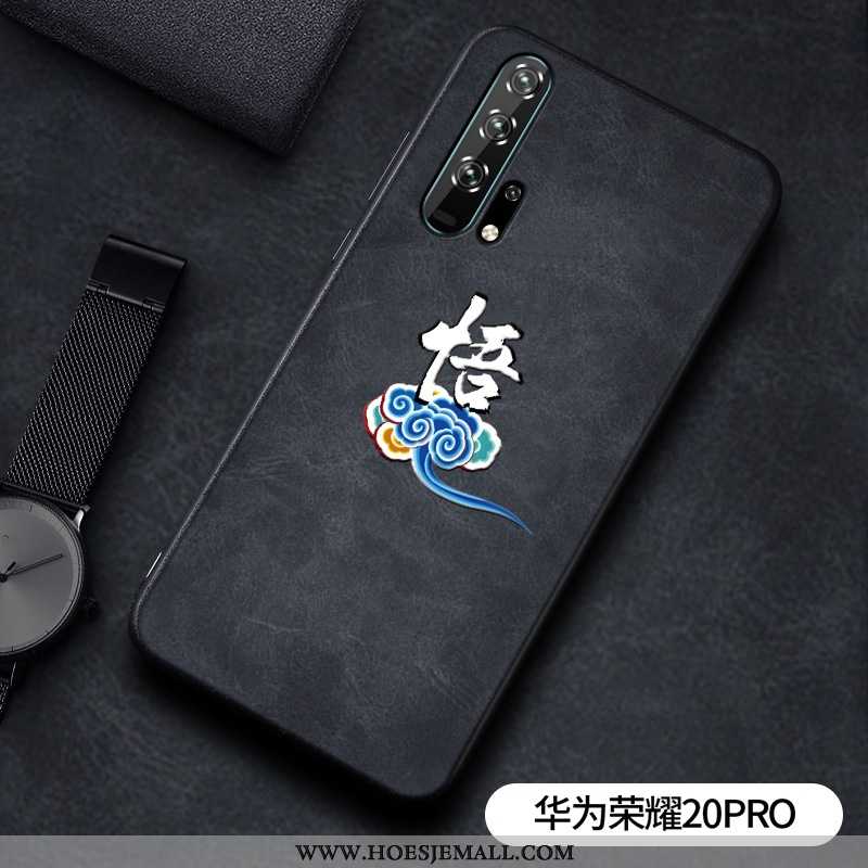 Hoesje Honor 20 Pro Trend Siliconen Mobiele Telefoon Mode Lovers Jeugd Zwarte