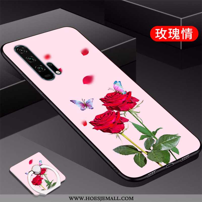 Hoesje Honor 20 Pro Bescherming Mode Hoes Anti-fall Trend All Inclusive Mobiele Telefoon Rood