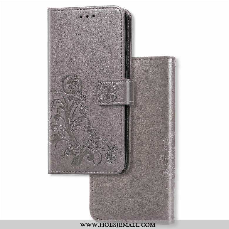 Hoesje Honor 20 Pro Bescherming Leren Mobiele Telefoon Zacht Folio Purper All Inclusive