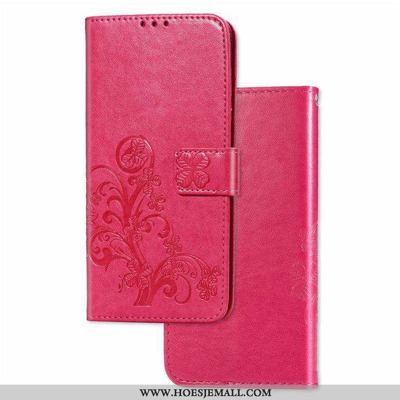 Hoesje Honor 20 Pro Bescherming Leren Mobiele Telefoon Zacht Folio Purper All Inclusive