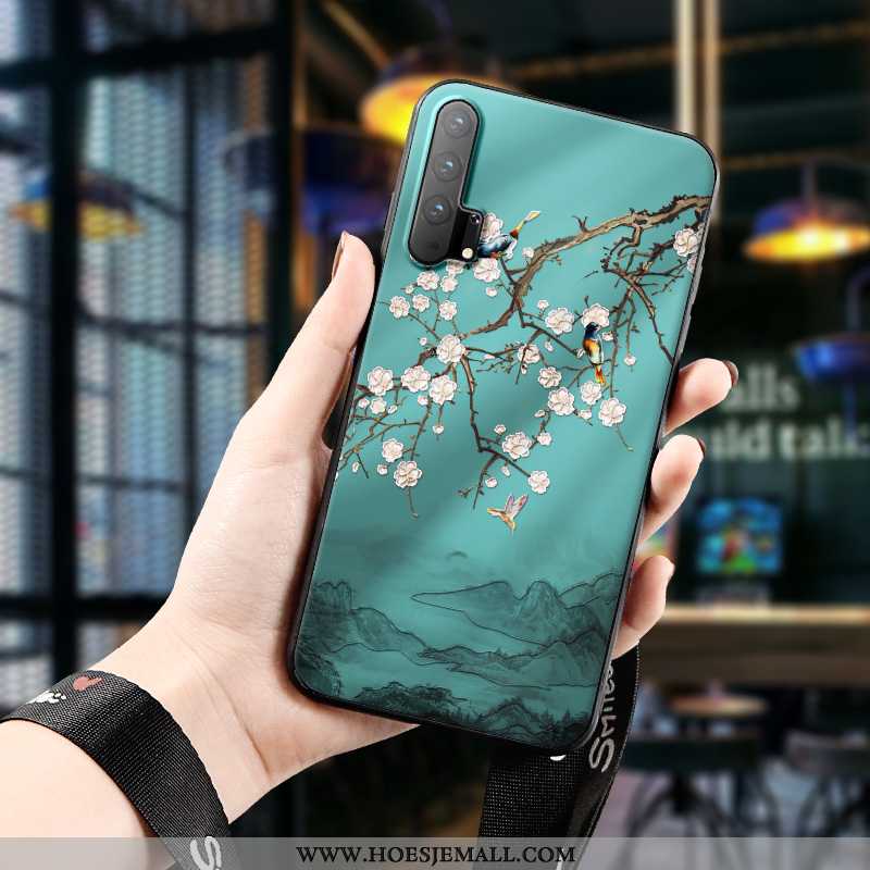 Hoes Honor 20 Pro Reliëf Trend Bescherming Inkt Schilderij Anti-fall Chinese Stijl Mobiele Telefoon 