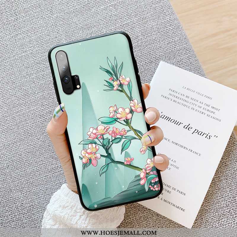 Hoesje Honor 20 Pro Schrobben Persoonlijk Kleur Scheppend All Inclusive Anti-fall Kunst Donkerblauwe