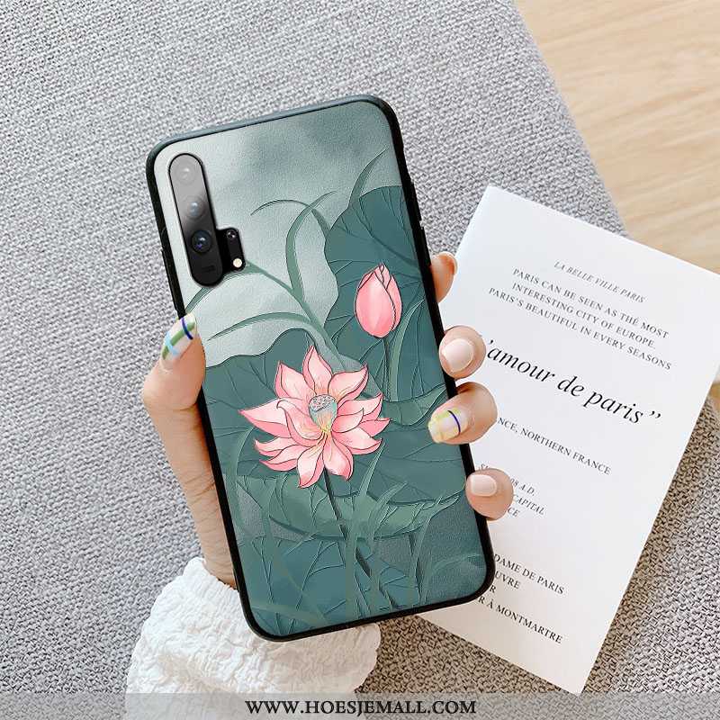 Hoesje Honor 20 Pro Schrobben Persoonlijk Kleur Scheppend All Inclusive Anti-fall Kunst Donkerblauwe