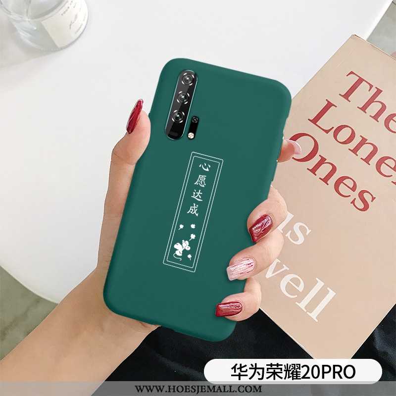 Hoesje Honor 20 Pro Dun Zacht Mobiele Telefoon Schrobben Lovers Siliconen Rood