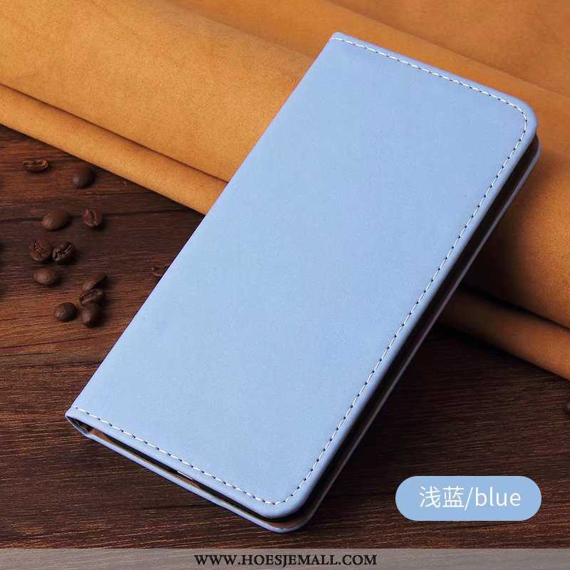 Hoes Honor 20 Pro Leren Hoesje Blauw Folio Mobiele Telefoon Blauwe