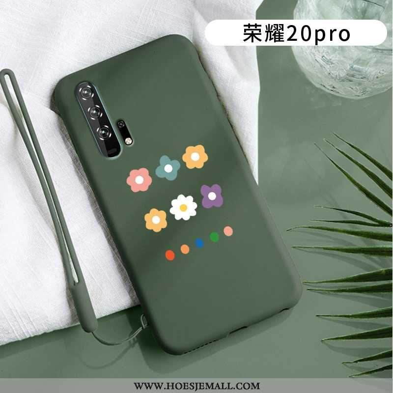 Hoesje Honor 20 Pro Super Dun Wind Mini Siliconen Schrobben Bescherming Purper