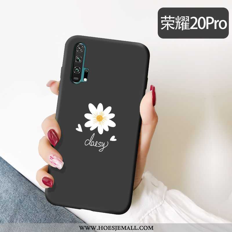 Hoesje Honor 20 Pro Trend Dun Mobiele Telefoon Mode Schrobben Mooie All Inclusive Zwarte