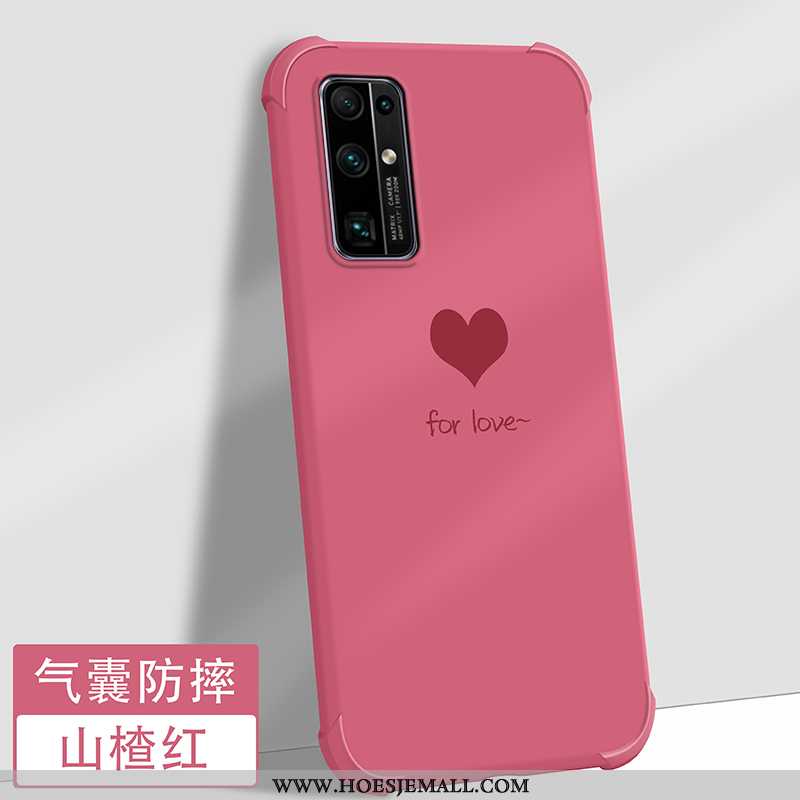 Hoesje Honor 30 Bescherming Mode Mobiele Telefoon Anti-fall Gasbag Eenvoudige Rood