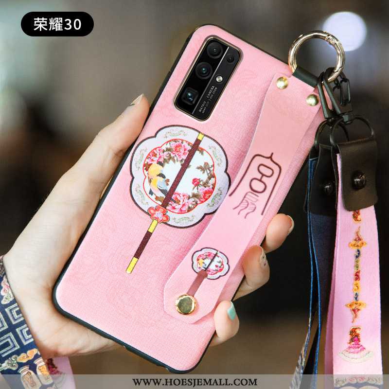 Hoes Honor 30 Scheppend Vintage Schrobben All Inclusive Persoonlijk Mobiele Telefoon Hoesje Roze