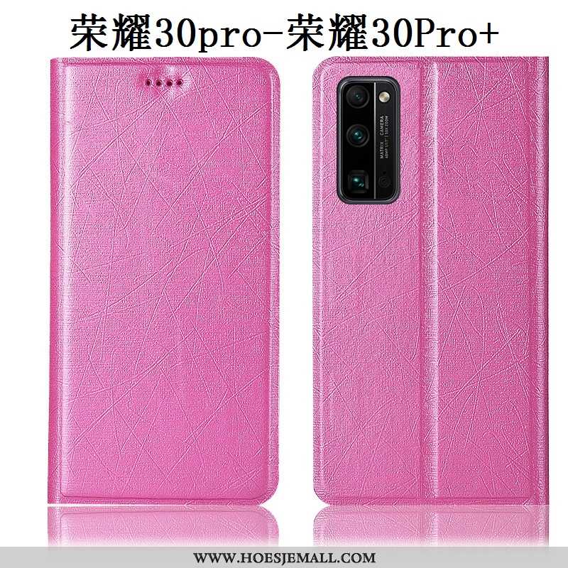 Hoesje Honor 30 Pro Leren Bescherming Folio Rood All Inclusive Hoes Roos