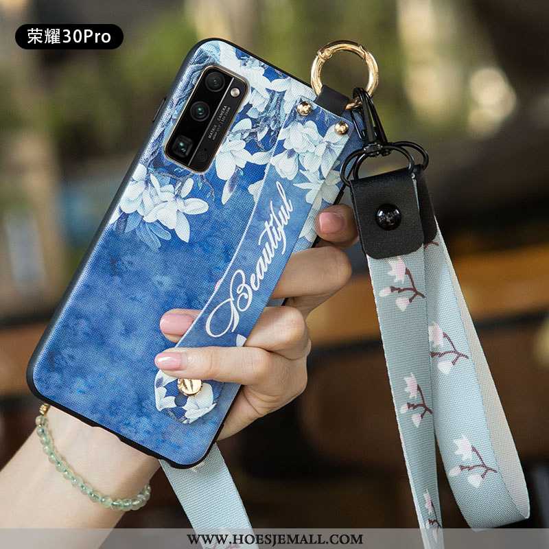 Hoesje Honor 30 Pro Trend Zacht Bescherming Wit Mobiele Telefoon Scheppend All Inclusive Witte