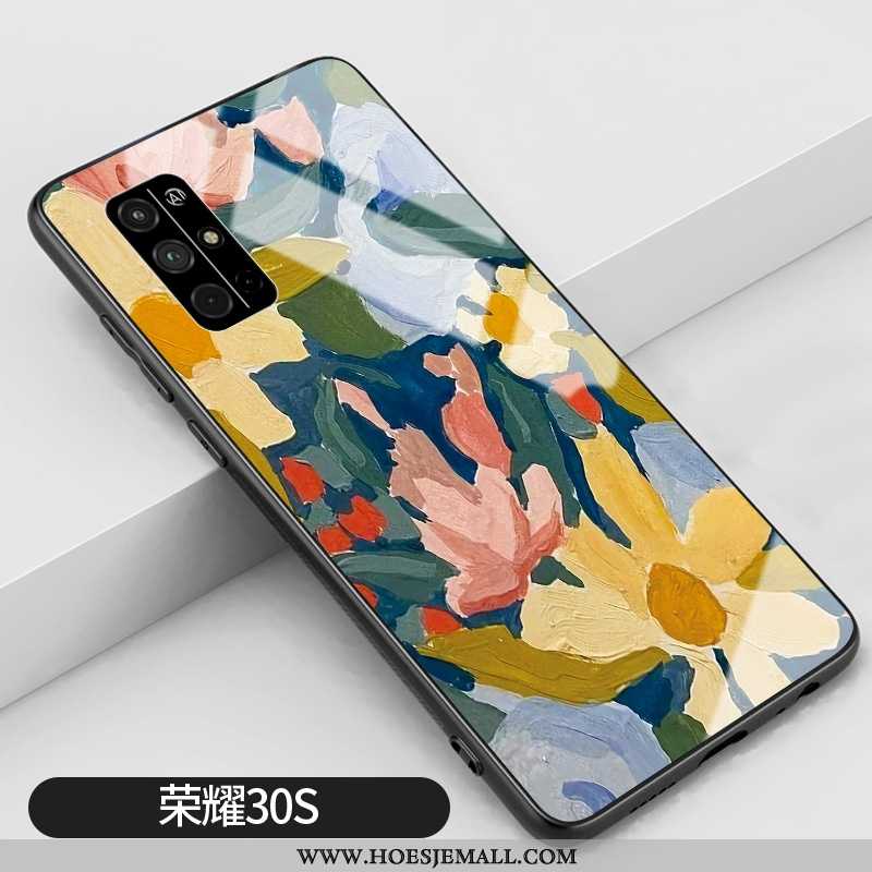 Hoesje Honor 30s Persoonlijk Scheppend Bescherming Mode Olieverfschilderij Glas Mobiele Telefoon Gee