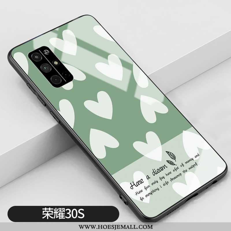 Hoesje Honor 30s Scheppend Trend Anti-fall Siliconen Mobiele Telefoon Vers Groen