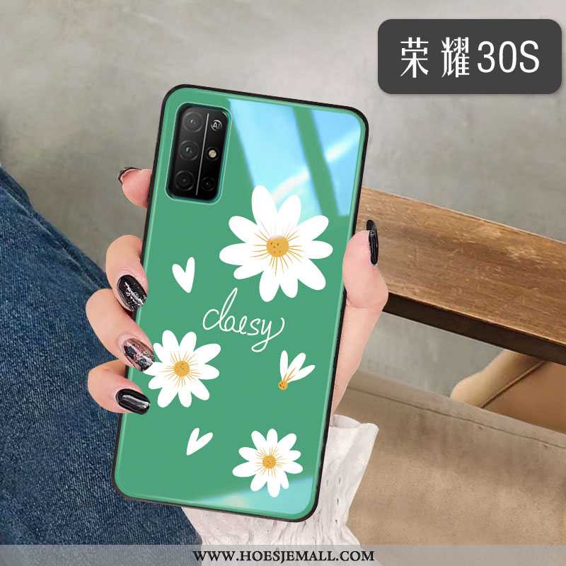 Hoesje Honor 30s Bescherming Glas Tempereren Dun Nieuw All Inclusive Madeliefjes Groen