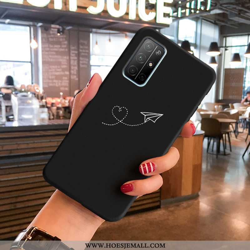 Hoesje Honor 30s Trend Persoonlijk Lovers Eenvoudige Grote Zwart Zwarte