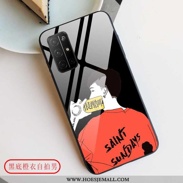 Hoes Honor 30s Scheppend Trend Hoesje Mode Mobiele Telefoon Lovers Zwarte