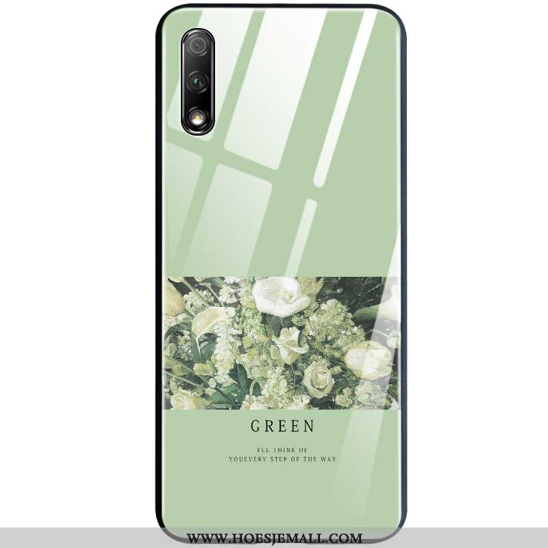 Hoes Honor 9x Scheppend Siliconen Hoesje All Inclusive Groen Anti-fall