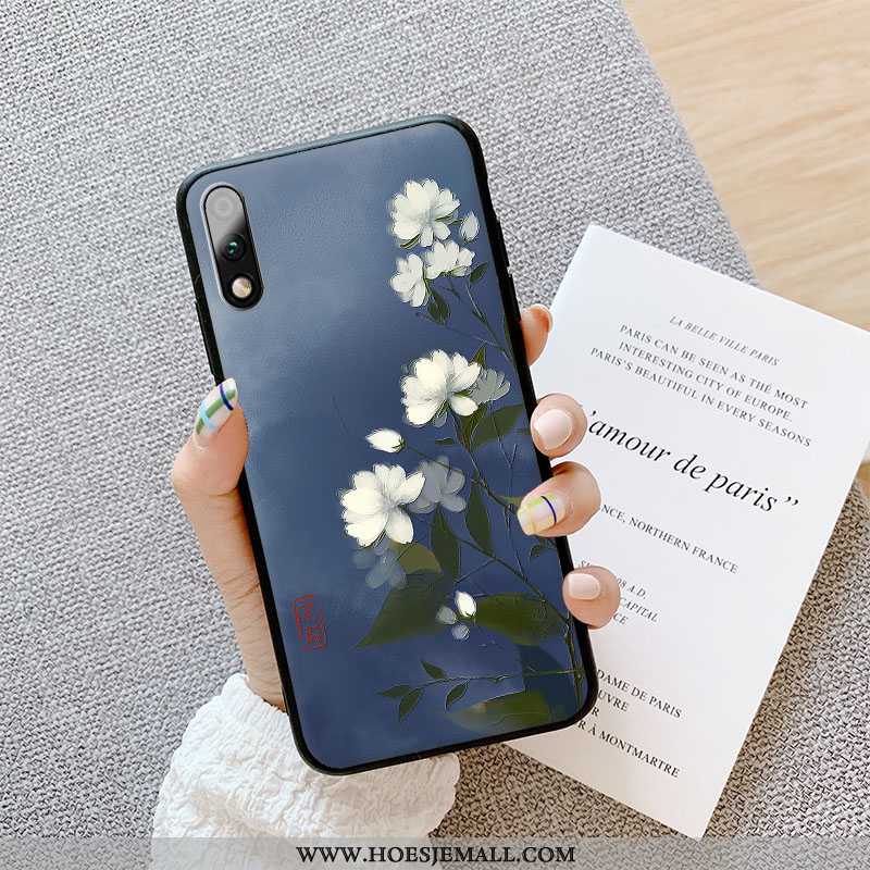 Hoesje Honor 9x Reliëf Trend Kunst Driedimensionaal Kleur Bescherming Mobiele Telefoon Groen