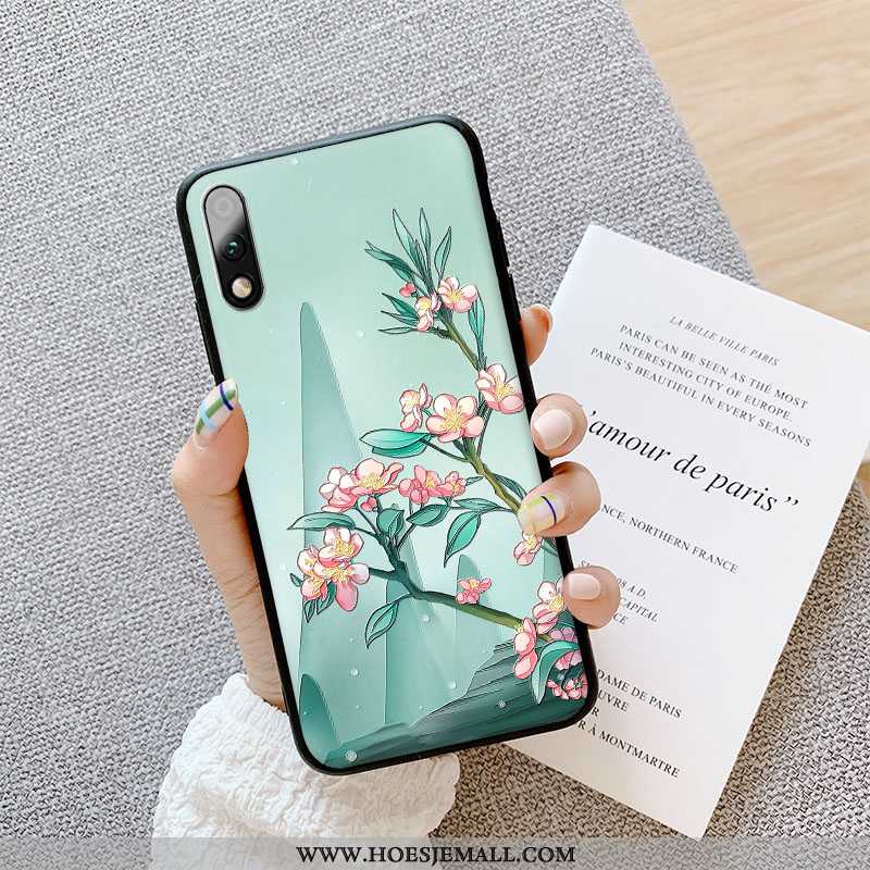 Hoesje Honor 9x Reliëf Trend Kunst Driedimensionaal Kleur Bescherming Mobiele Telefoon Groen