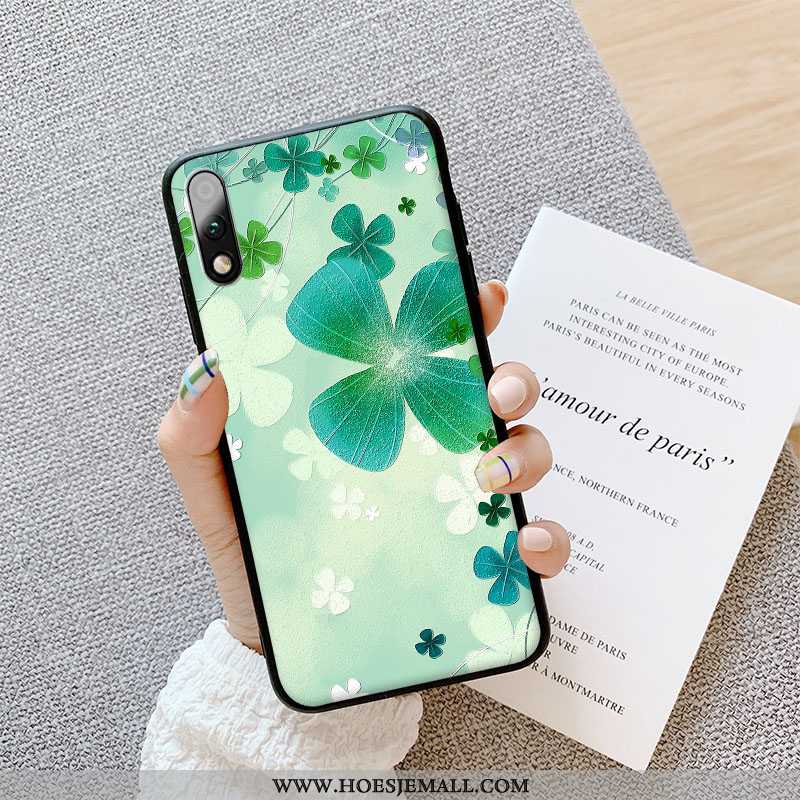 Hoesje Honor 9x Reliëf Trend Kunst Driedimensionaal Kleur Bescherming Mobiele Telefoon Groen