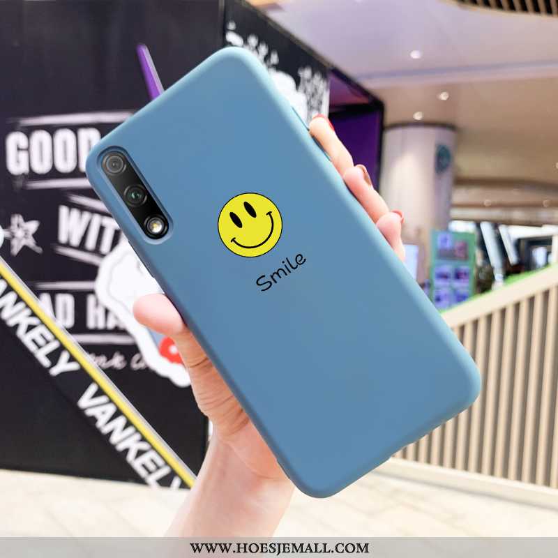 Hoesje Honor 9x Persoonlijk Trend Bescherming Blauw Siliconen Mobiele Telefoon Blauwe