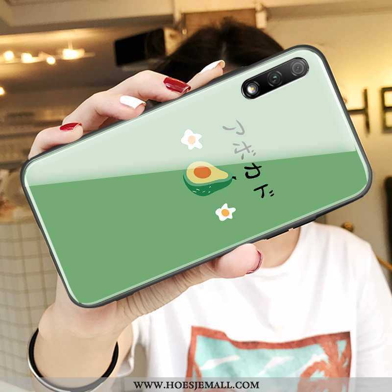 Hoesje Honor 9x Zacht Siliconen Hoes Spotprent Lovers Jeugd Geel