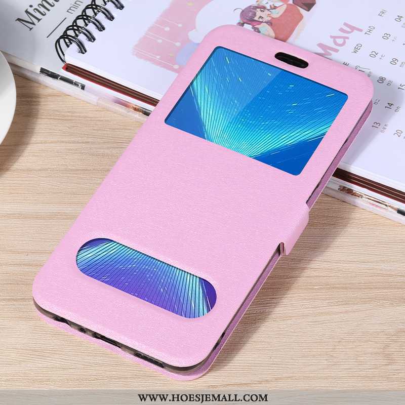 Hoesje Honor 9x Siliconen Bescherming Anti-fall Hoes Mobiele Telefoon Clamshell Roze