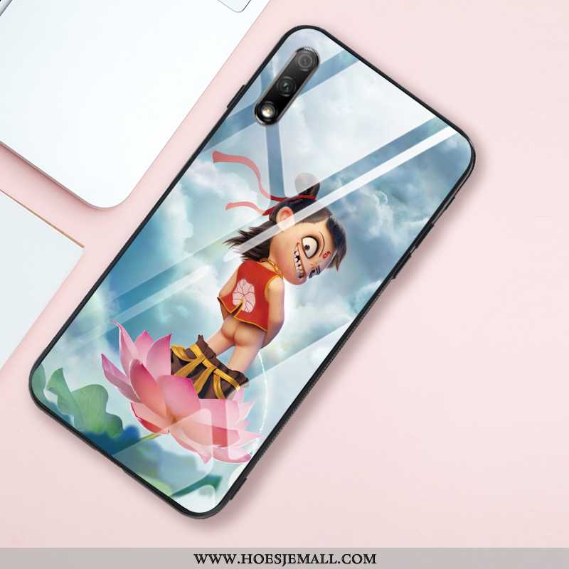 Hoesje Honor 9x Zacht Siliconen Anti-fall Hoes Roze Mobiele Telefoon