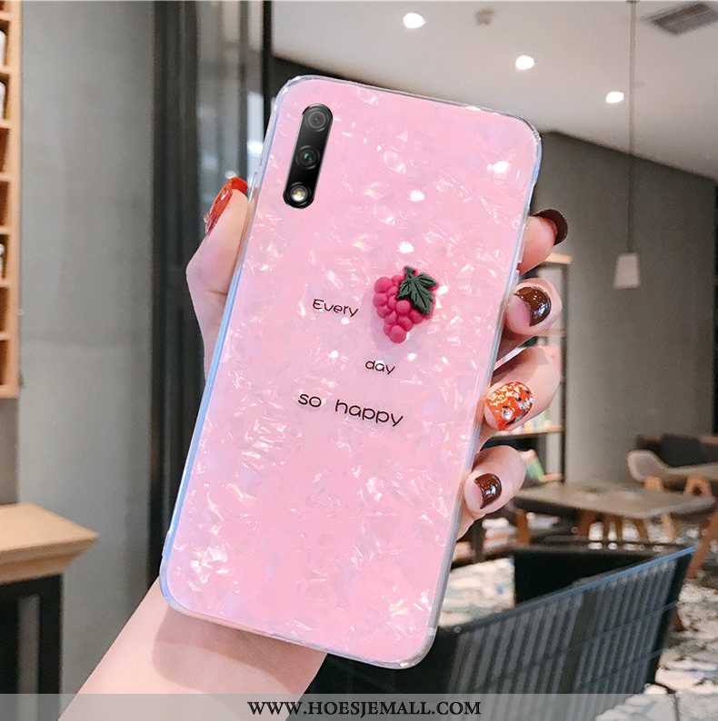 Hoesje Honor 9x Patroon Zacht Persoonlijk Doorzichtig Hoes Scheppend Mobiele Telefoon Roze