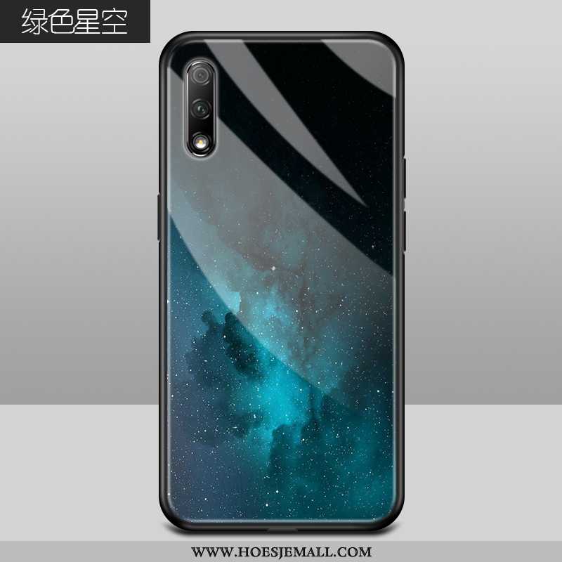 Hoes Honor 9x Scheppend Trend Persoonlijk Eenvoudige Mobiele Telefoon Bescherming Licht Donkerblauwe