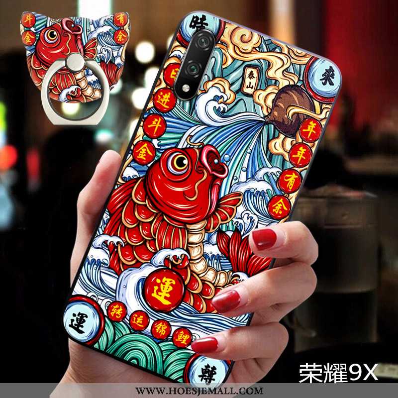 Hoesje Honor 9x Siliconen Bescherming Hoes Lovers Kleur Anti-fall