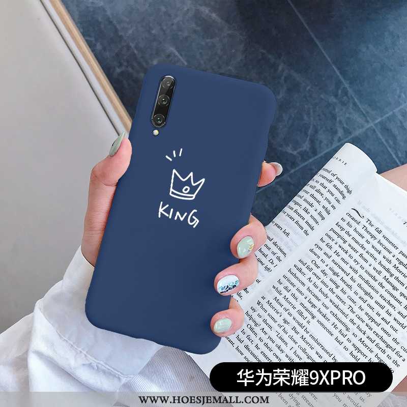 Hoesje Honor 9x Pro Zacht Siliconen Persoonlijk Wind Hoes Mode Blauwe