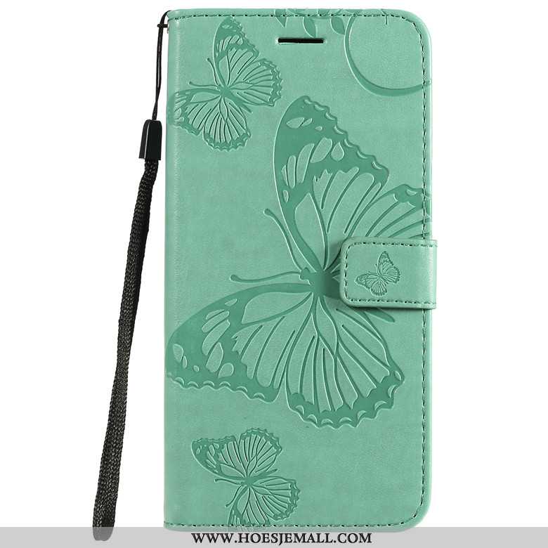 Hoes Honor 9x Pro Leren Hoesje Kaart Mobiele Telefoon Groen Folio