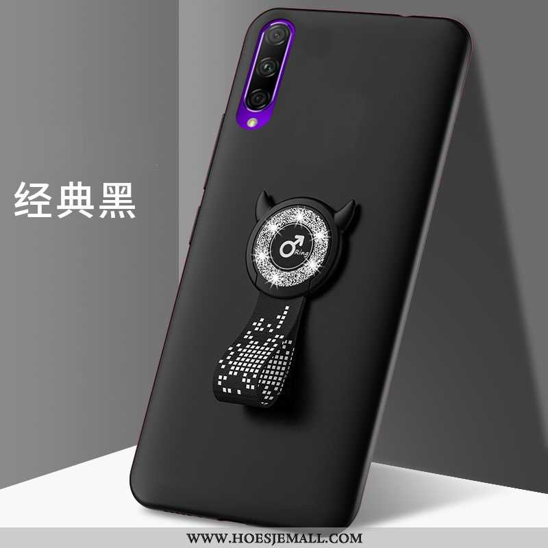 Hoesje Honor 9x Pro Spotprent Trend Schrobben Mobiele Telefoon Zwart All Inclusive Zwarte