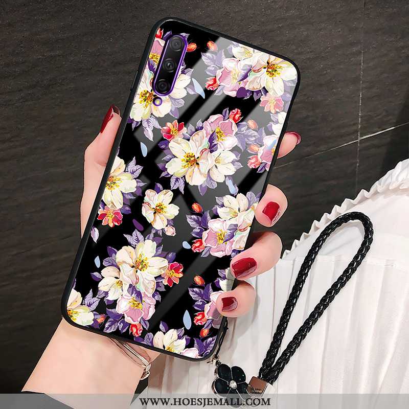 Hoesje Honor 9x Pro Persoonlijk Trend Bloemen Bescherming Zwart Mobiele Telefoon Zwarte