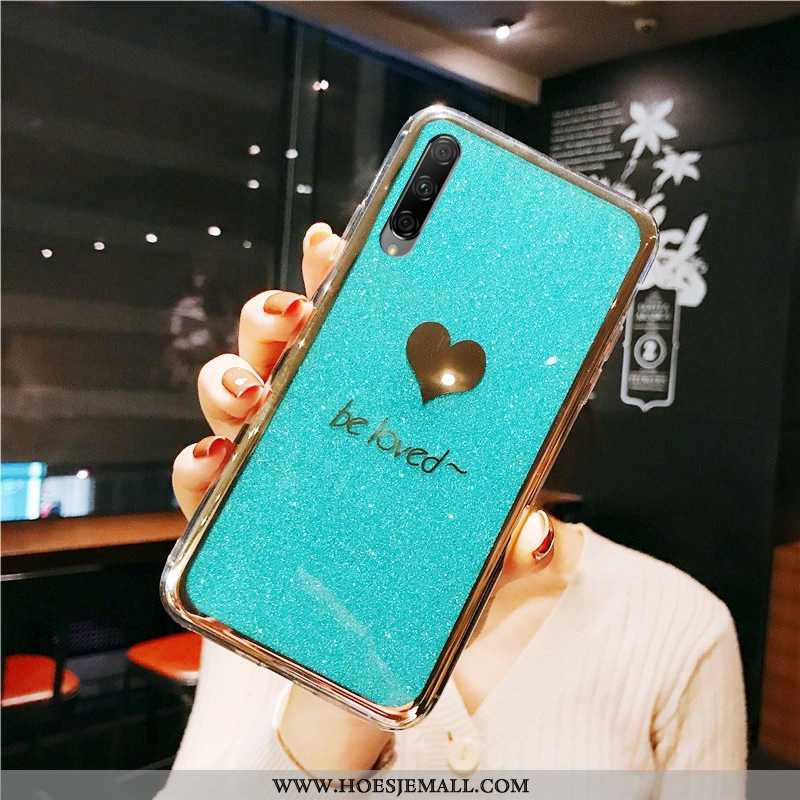 Hoesje Honor 9x Pro Zacht Bescherming Lichte Luxe Mode Hoes Plating Groen