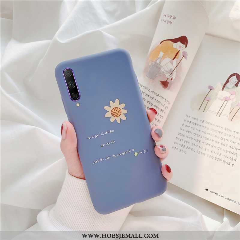 Hoes Honor 9x Pro Siliconen Bescherming Zacht Mobiele Telefoon Schrobben Hoesje Blauw Blauwe