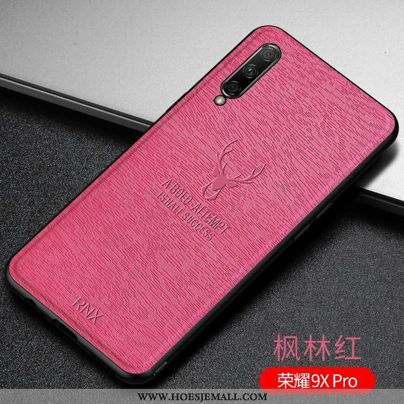 Hoesje Honor 9x Pro Bescherming Leren Siliconen All Inclusive Trend Dun Roos