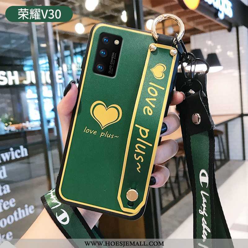 Hoesje Honor View30 Siliconen Bescherming Super All Inclusive Groen Trend