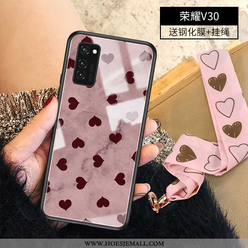 Hoes Honor View30 Trend Super Mobiele Telefoon Bescherming Roze Dun High End