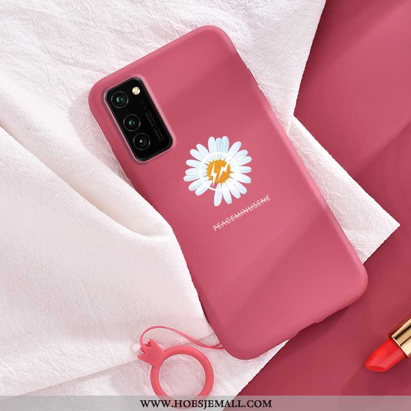 Hoesje Honor View30 Persoonlijk Trend Zacht Madeliefjes Mobiele Telefoon Hoes Siliconen Groen