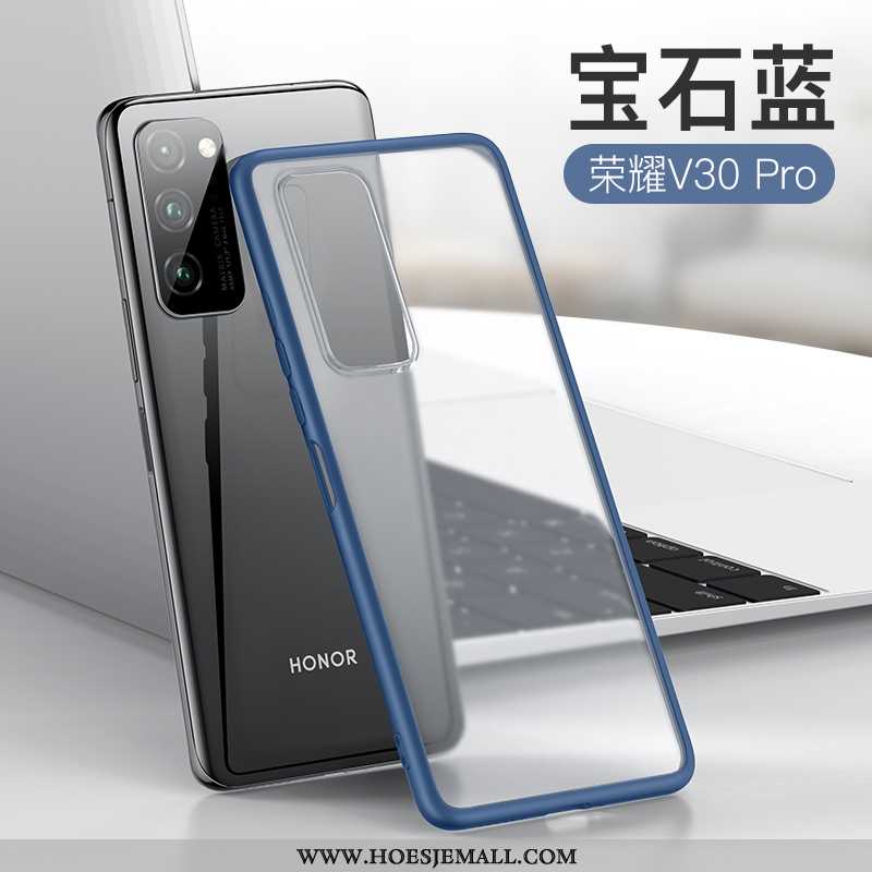 Hoesje Honor View30 Pro Zacht Siliconen All Inclusive Mobiele Telefoon Anti-fall Hoes Blauwe